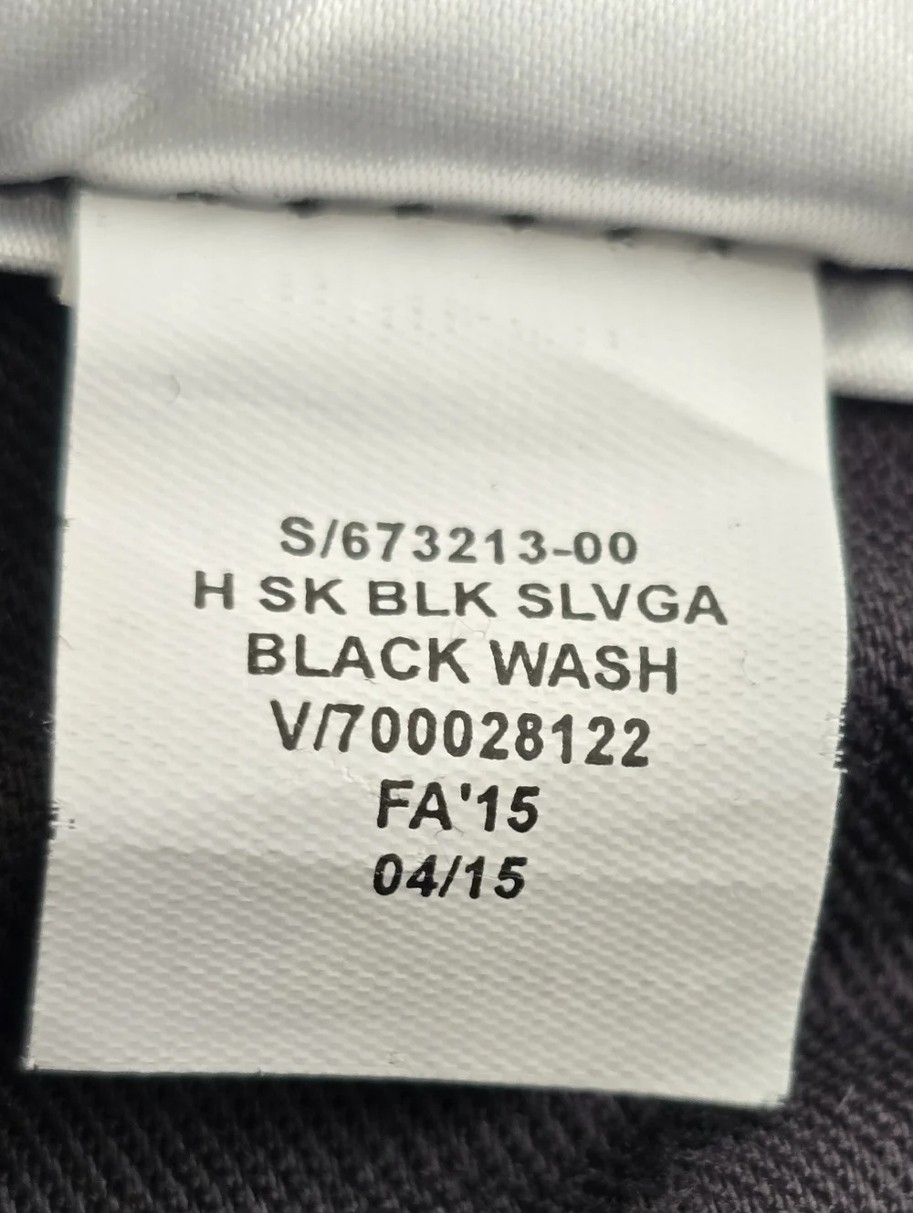 Banana Republic Black Whiskered Skinny Jeans Men's 34x32